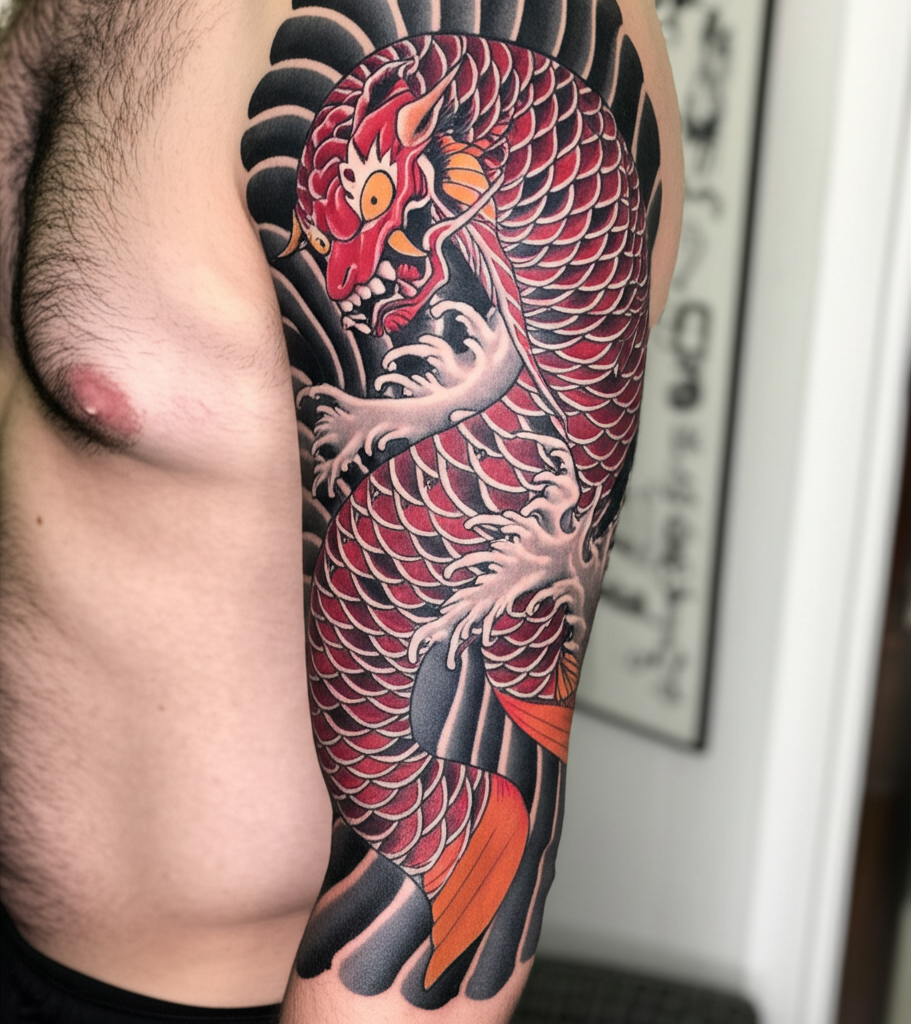 Tatuaje estilo japonés